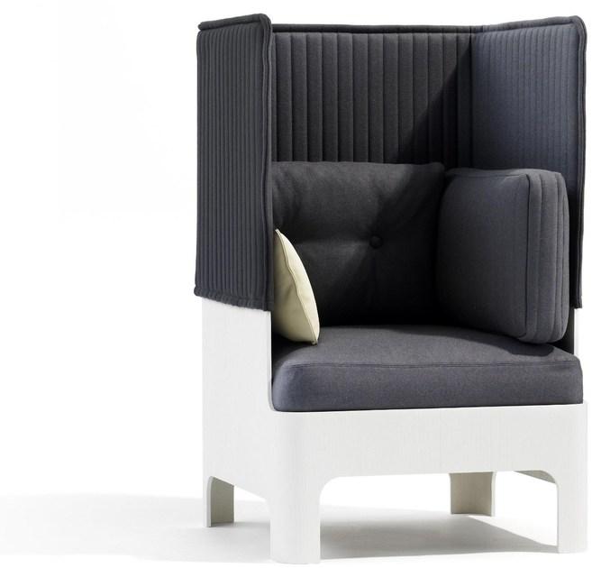 Blå Station Кресло из ткани с высокой спинкой Koja S51h Bla Station - Вид №11