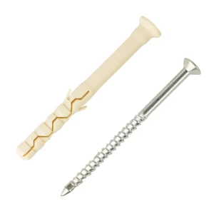 Дюбель-гвоздь потайной Европартнер 8×80 мм для надёжного монтажа 89383277