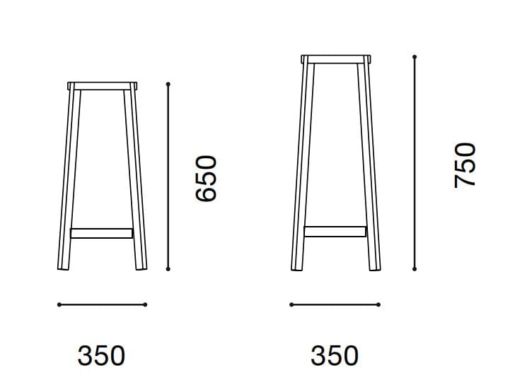 Высокий стул из ясеня Established&Sons Step ARCH-00150972 - Вид №5