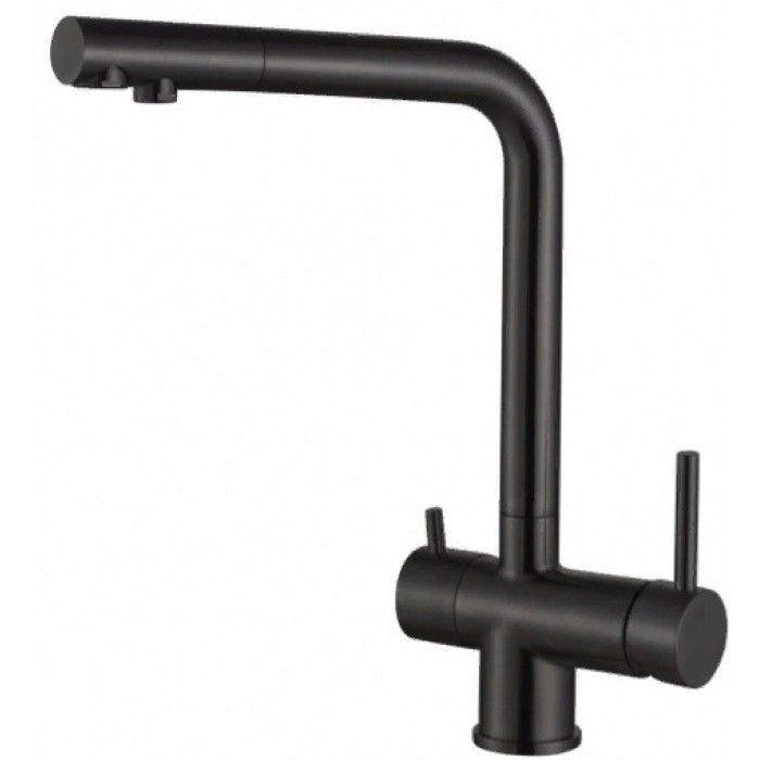 Zorg SZR-7039 GRAFIT Смеситель для кухни Zorg 297х196/220.5 мм  - Вид №1