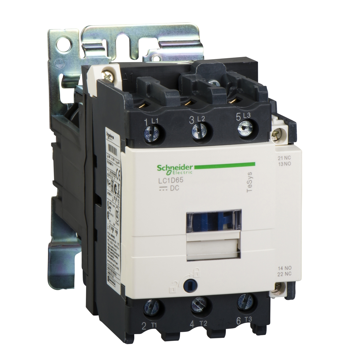LC1D95BD Контактор LC1D 3P 95А 440/24В DC 45кВт Schneider Electric TeSys 