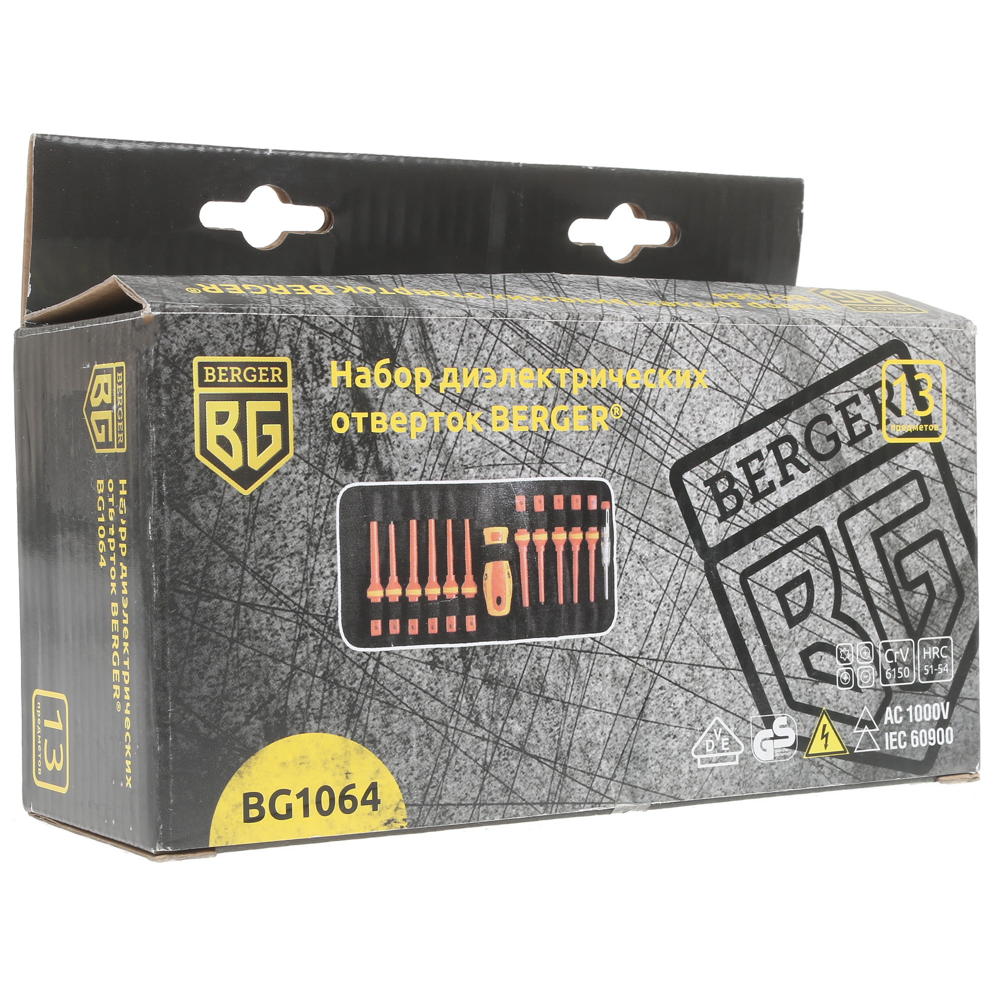 Набор отверток BERGER BG1064 1250960 STDN-0124173 - Вид №2