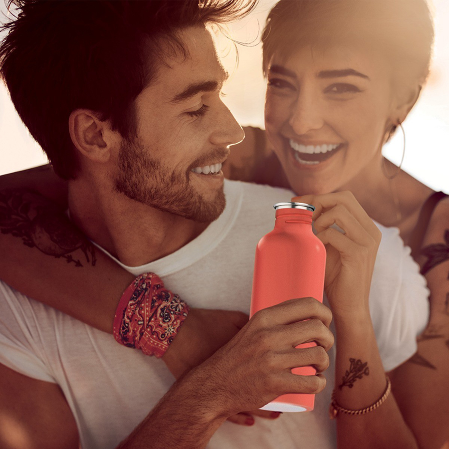 11670163 Бутылка on the go 650 мл металлик Guzzini  - Вид №1