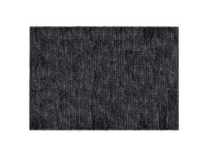 Шерстяной прямоугольный однотонный ковер ручной работы