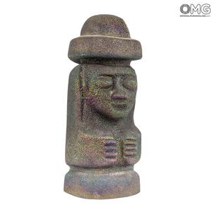 3551 ORIGINALMURANOGLASS Скульптура Божество - Пино Синьоретто - муранское стекло OMG 17 см