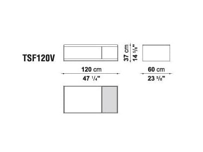 Деревянный прямоугольный низкий журнальный столик B&B Italia ARCH-00139830 - Вид №14