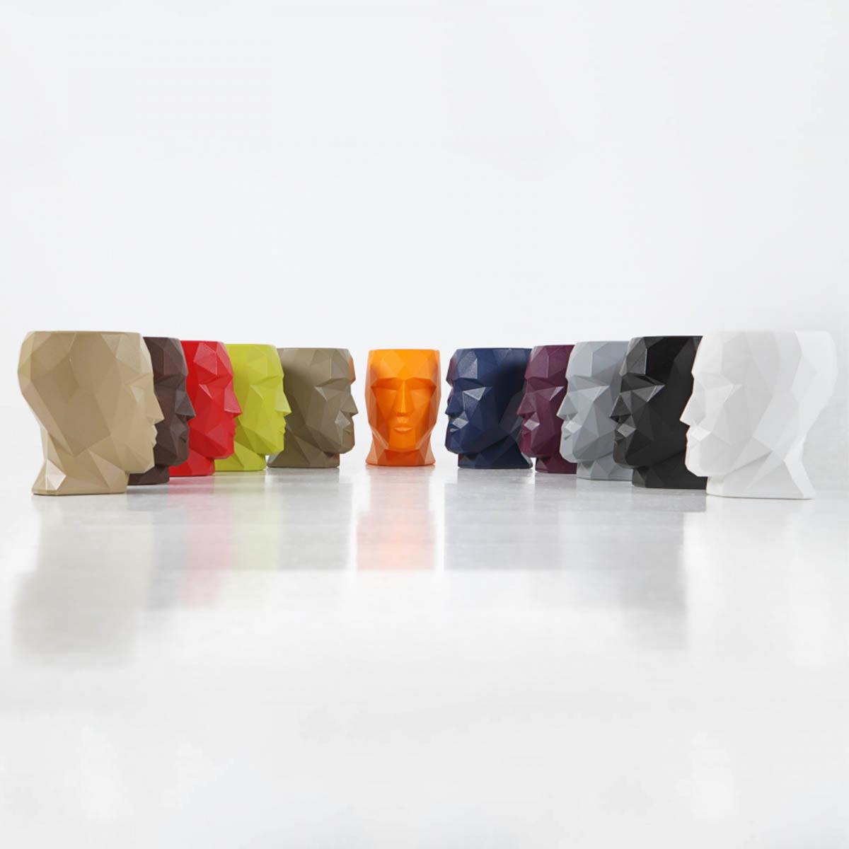 070215 Табурет матовый хаки Vondom Adan