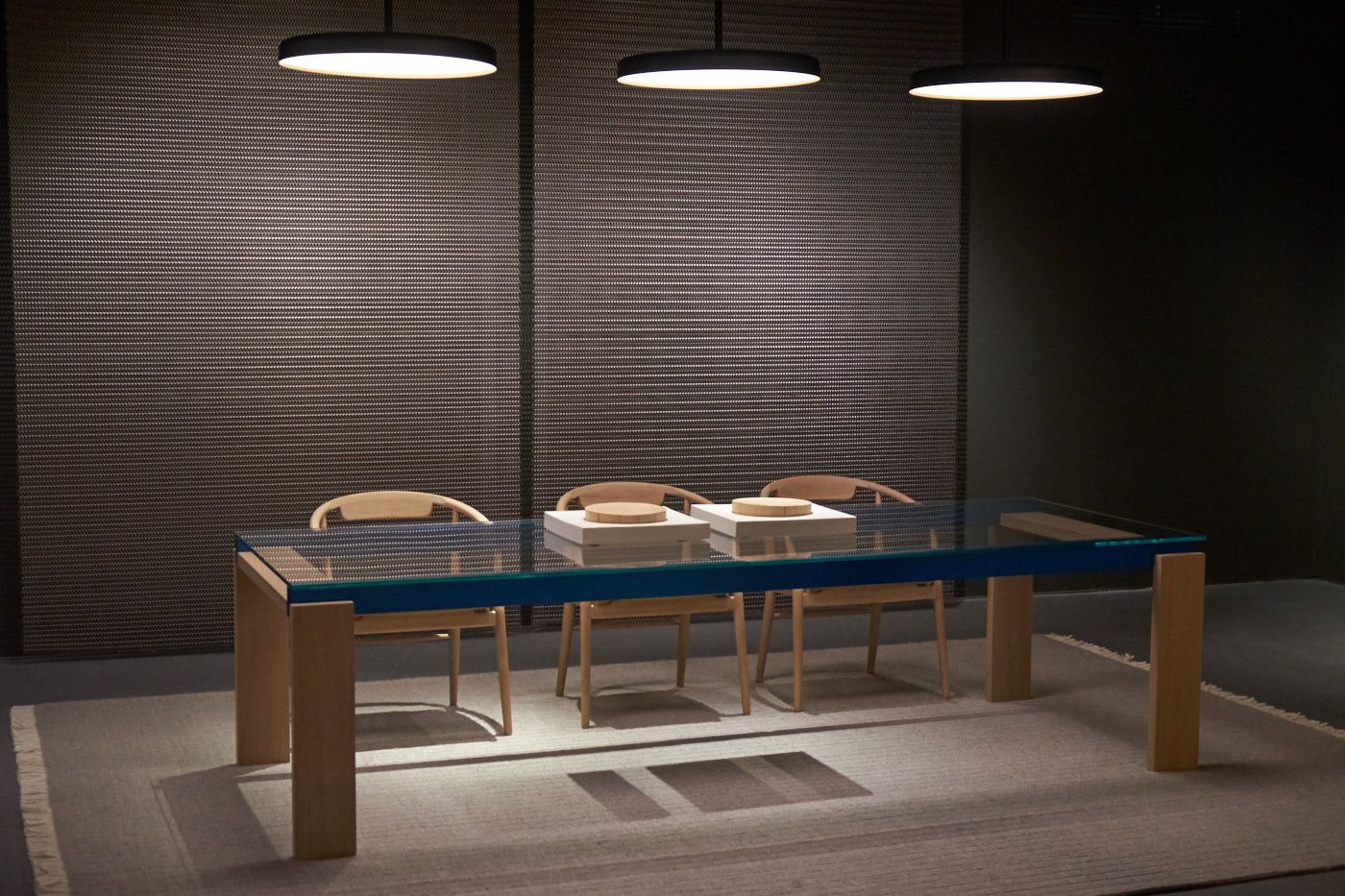 Прямоугольный стол из дерева и стекла B&B Italia PARALLEL STRUCTURE ARCH-00059315 - Вид №2