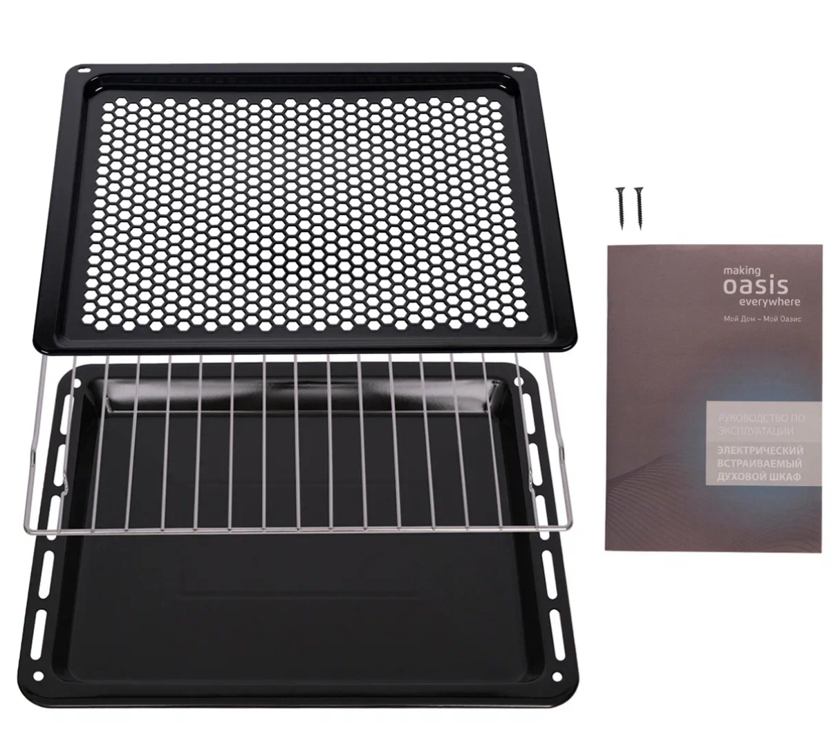 9161244 Электрический духовой шкаф Oasis D-SBG серый STDN-0088893 - Вид №7