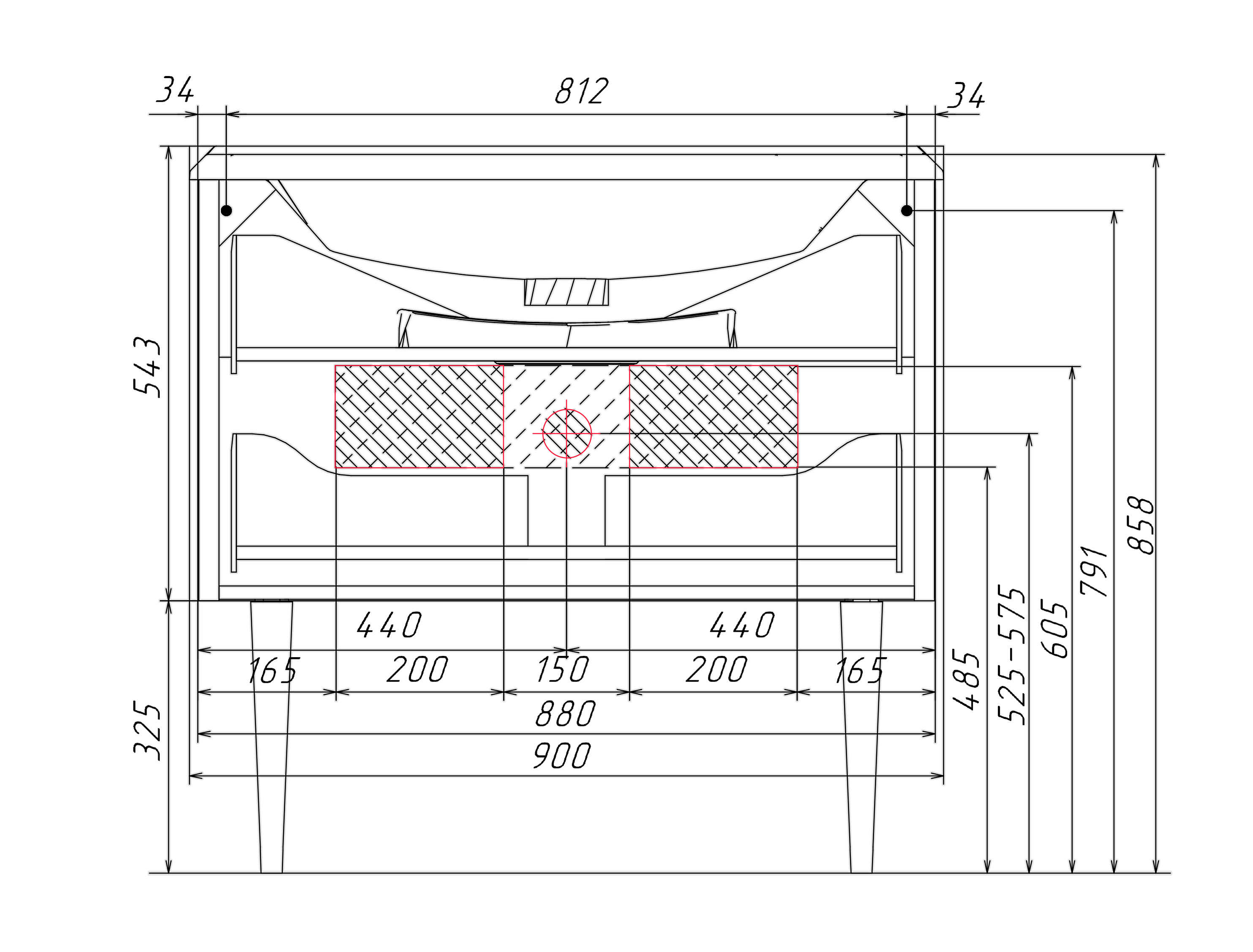 У40387 Тумба с раковиной Crystal 90, 2я, White 1 Marka Crystal - Вид №5