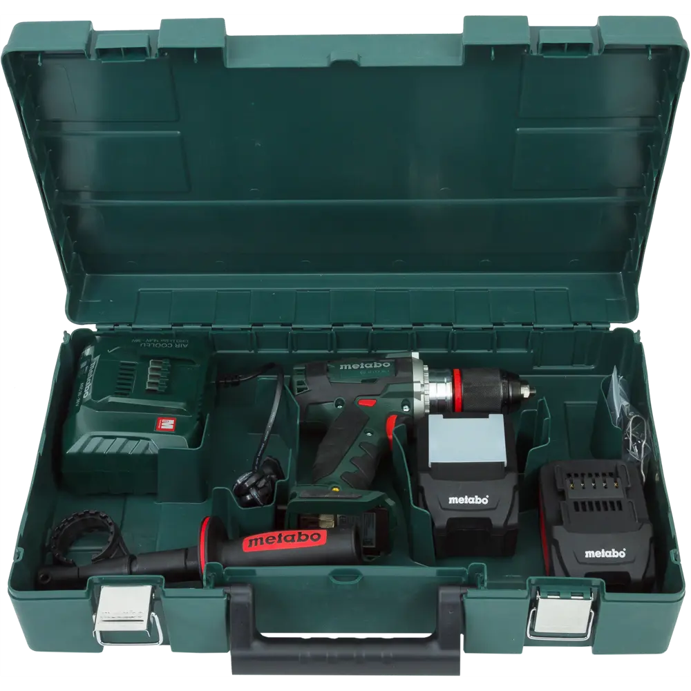 Дрель-шуруповерт бесщеточная Metabo BS18LTXBLI, 18 В Li-ion 2х4 Ач STLM-2127985 - Вид №6