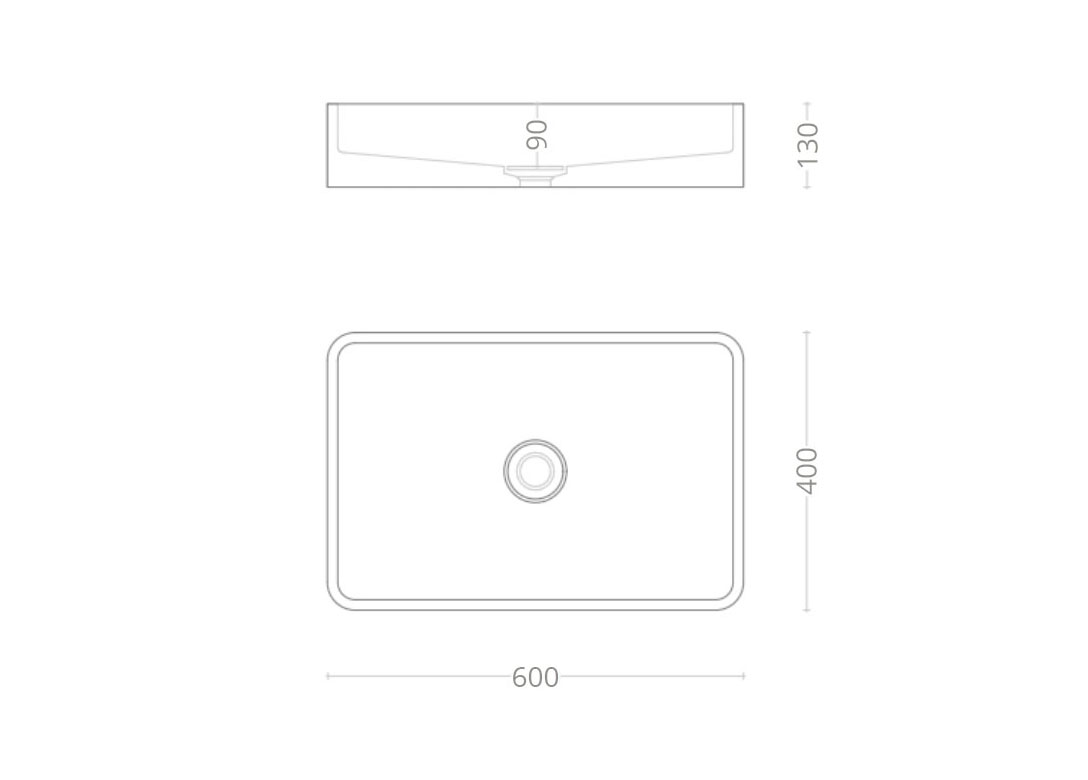 WВ-601 Раковина из бетона WB-601 BET-ON BetOn  - Вид №6