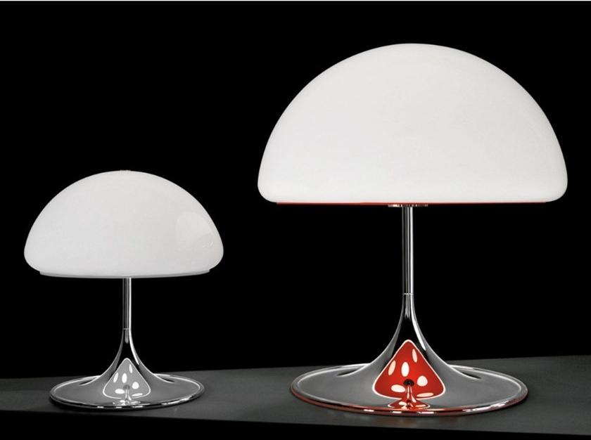 Martinelli Luce Настольная лампа из металла с абажуром из метакрилата  793  - Вид №6