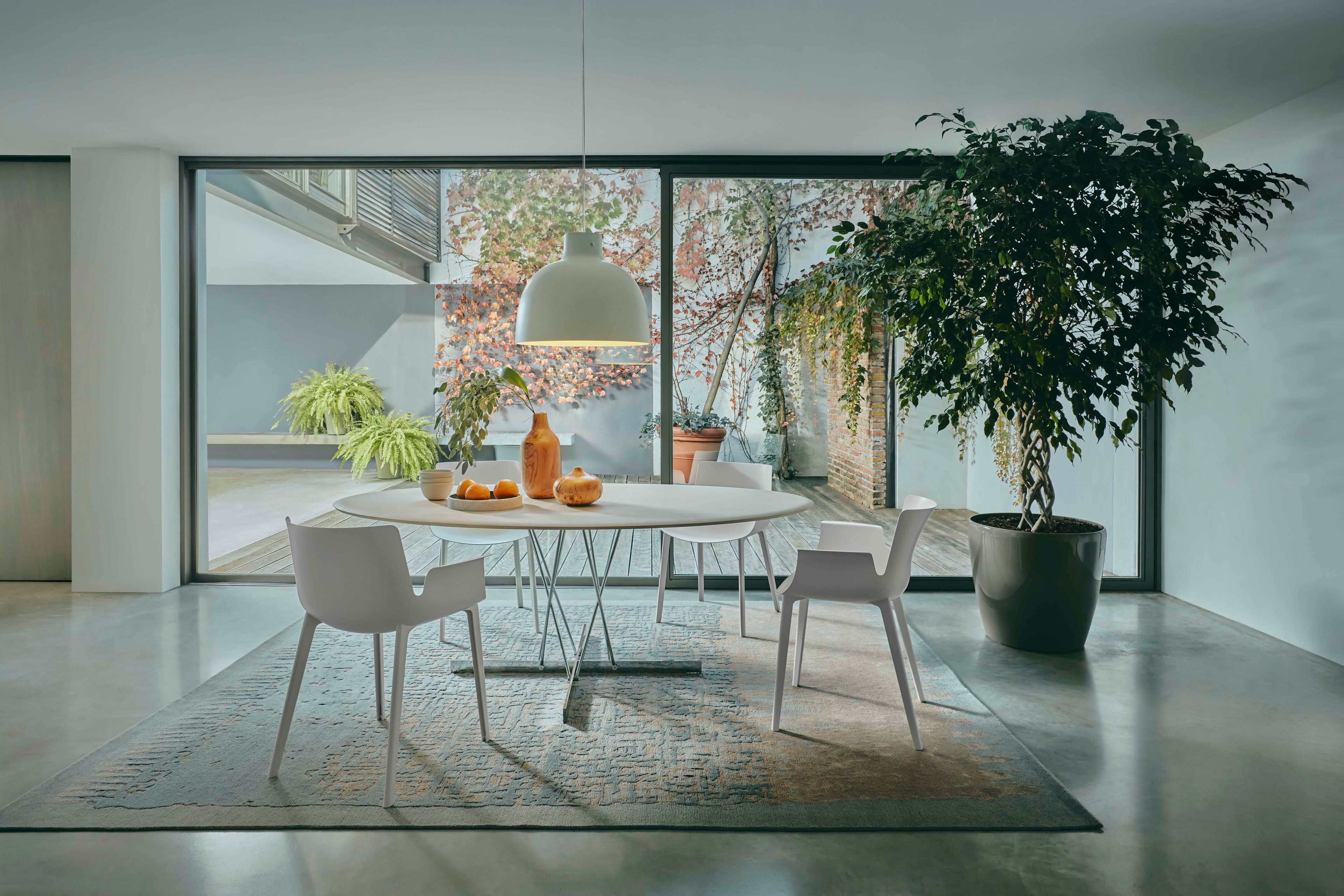 Стальной и деревянный стол со спицами Kartell VISCOUNT OF WOOD ARCH-00031352 - Вид №5