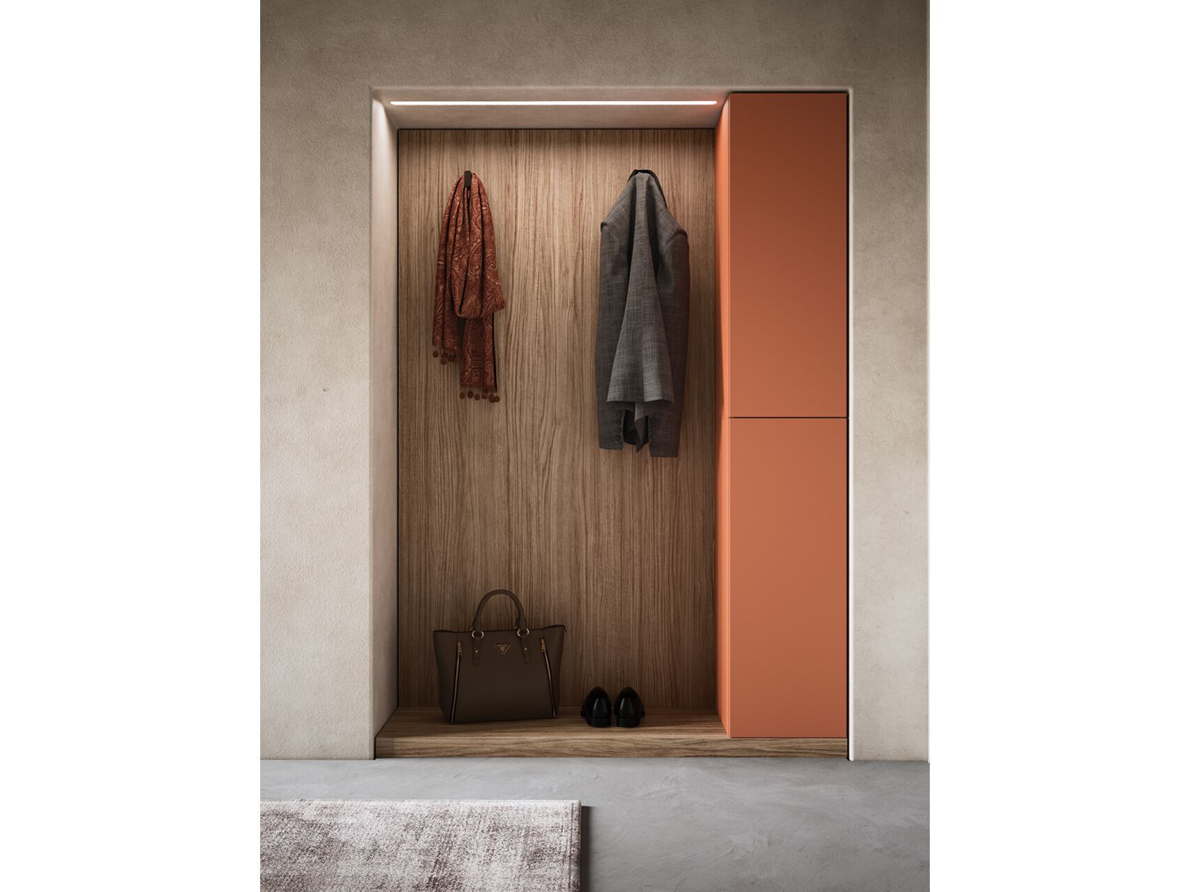 Деревянный входной шкаф Santalucia Mobili Homy ARCH-00094171 - Вид №1