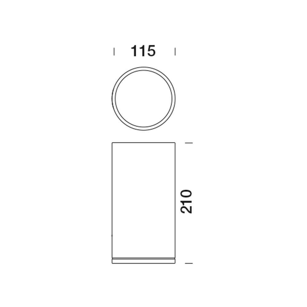 8530118 Потолочный светильник Platek MONACO MEDIUM  MONACO MEDIUM - 1 COB 3000K 60°  - Вид №6