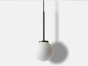 Светодиодный подвесной светильник из матового стекла и металла