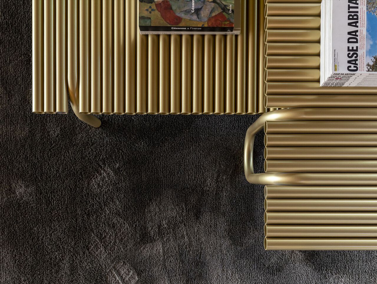 Прямоугольный металлический журнальный столик Mogg Pipelines ARCH-00149972 - Вид №7