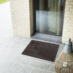 Коврик Inspire Hayden 45x75 см полиэстер на резине цвет коричневый 82388245 STLM-2170652