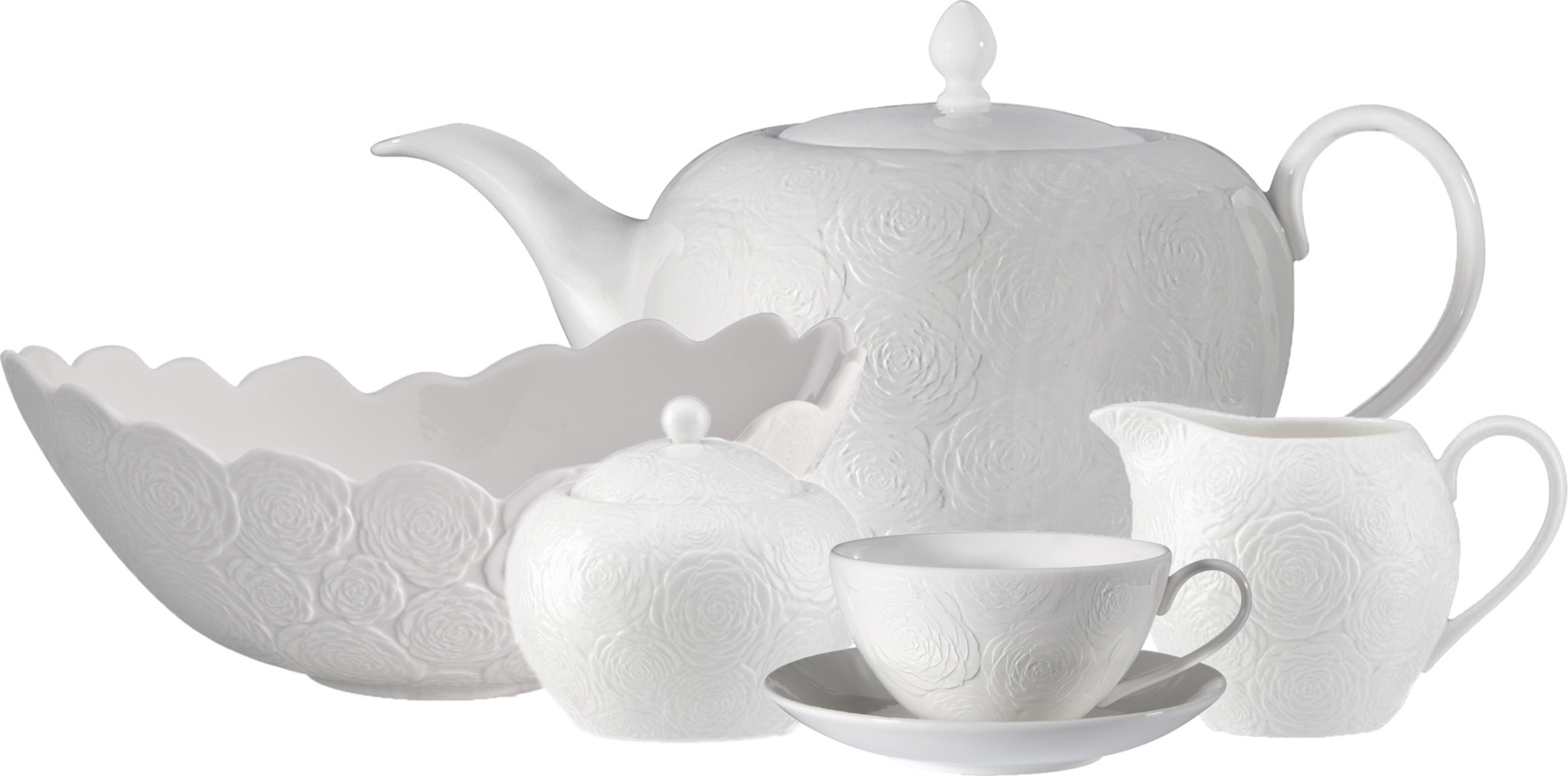 10645678 Lenox Сервиз чайный 4/12 "Роза, Маркеса" Фарфор костяной 