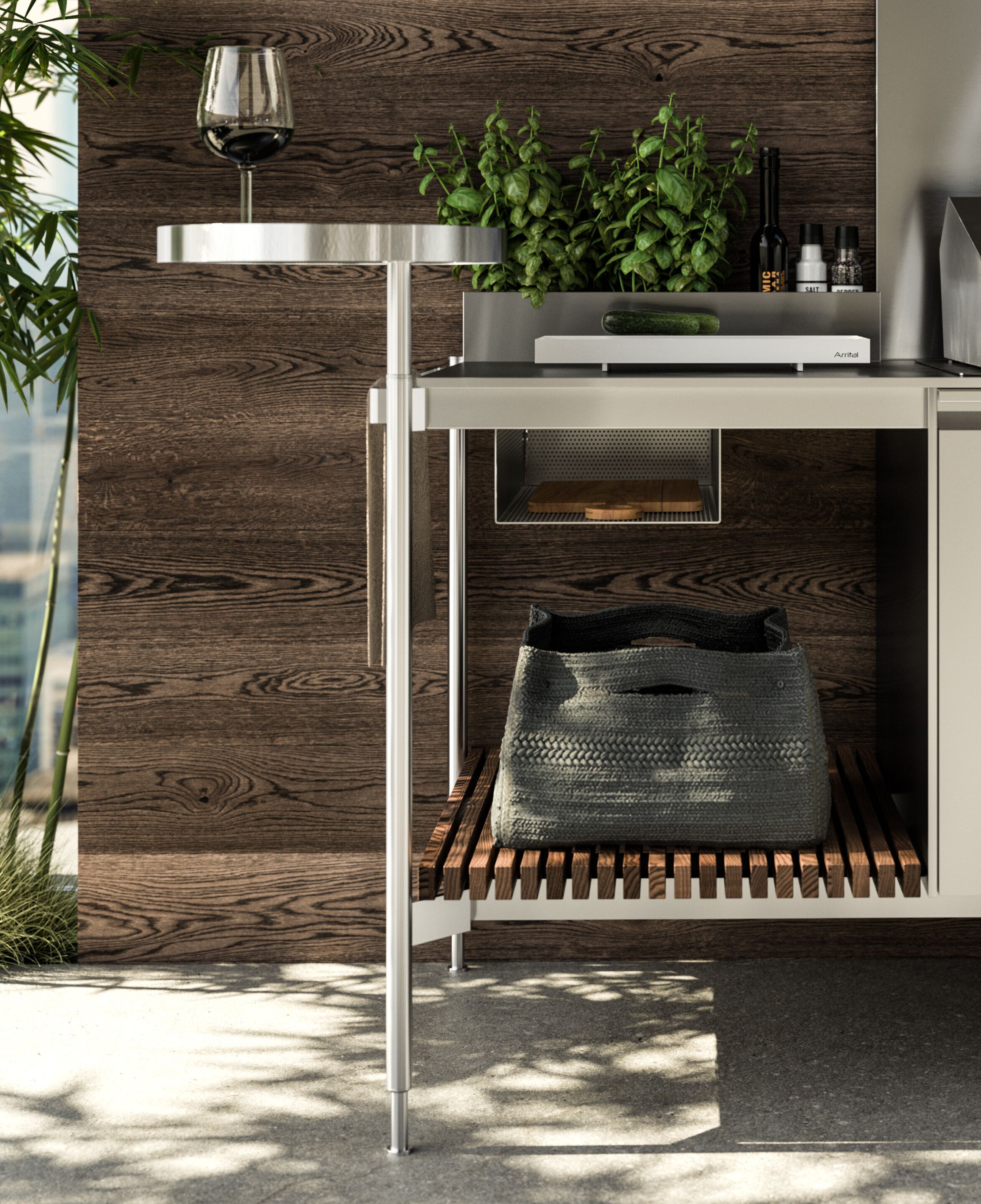 Наружная кухня из нержавеющей стали с барбекю Arrital Solaria ARCH-00021342 - Вид №5