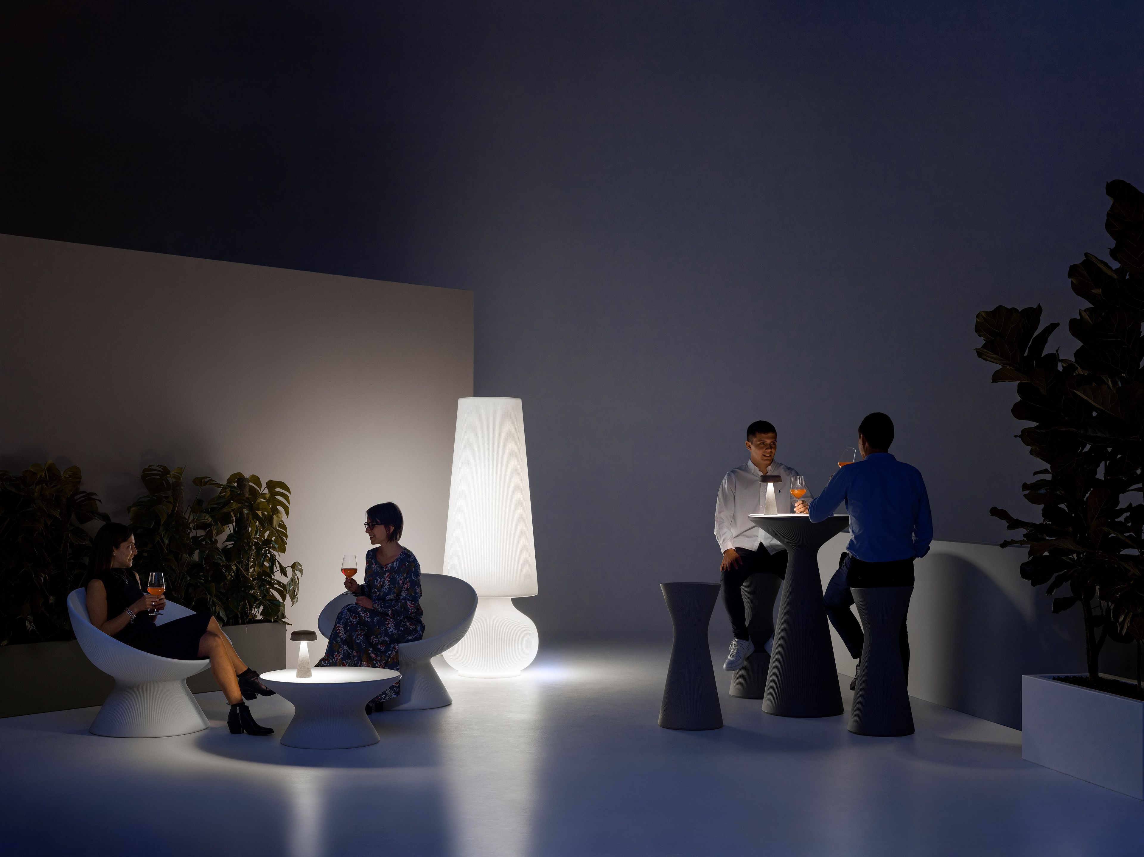 Напольный напольный светильник Сид полиэтилена PLUST Fade ARCH-00004607 - Вид №3