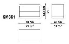 Maxalto Прямоугольная тумбочка с ящиками Hypnos sun-id-1429177 - Вид №1