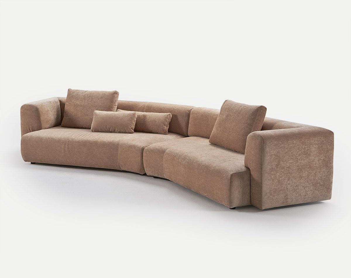 Изогнутый модульный диван из хлопка SANCAL ARCH-00047650 - Вид №21