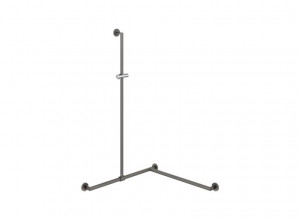 900.35.33060 Поручень для душа с выдвижным держателем для душа HEWI Greifen