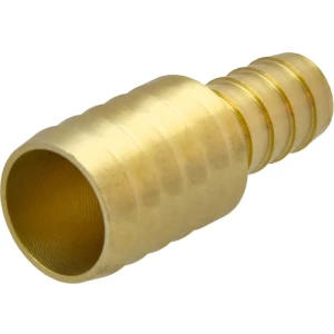 Трубка соединительная для садовых шлангов 1/2"-3/4" латунь
