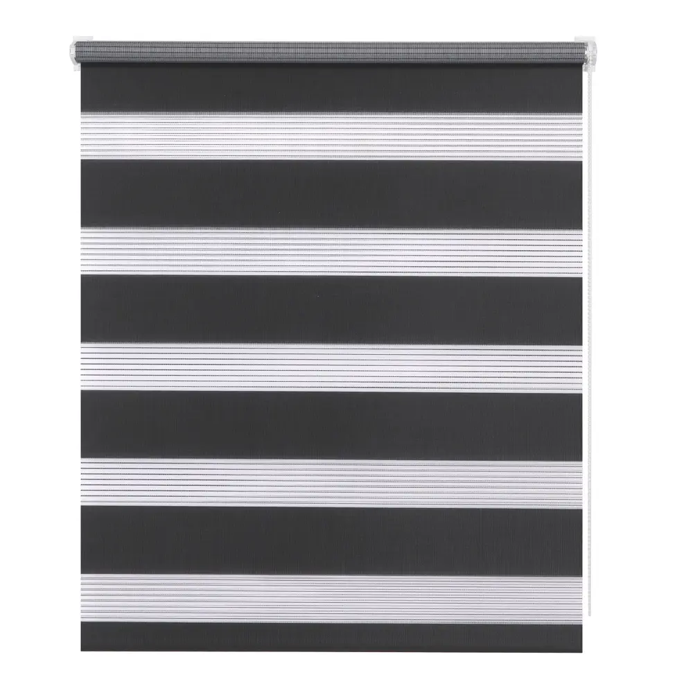 Штора рулонная день-ночь Мелоди 70x175 см графит MIAMOZA STLM-2155208