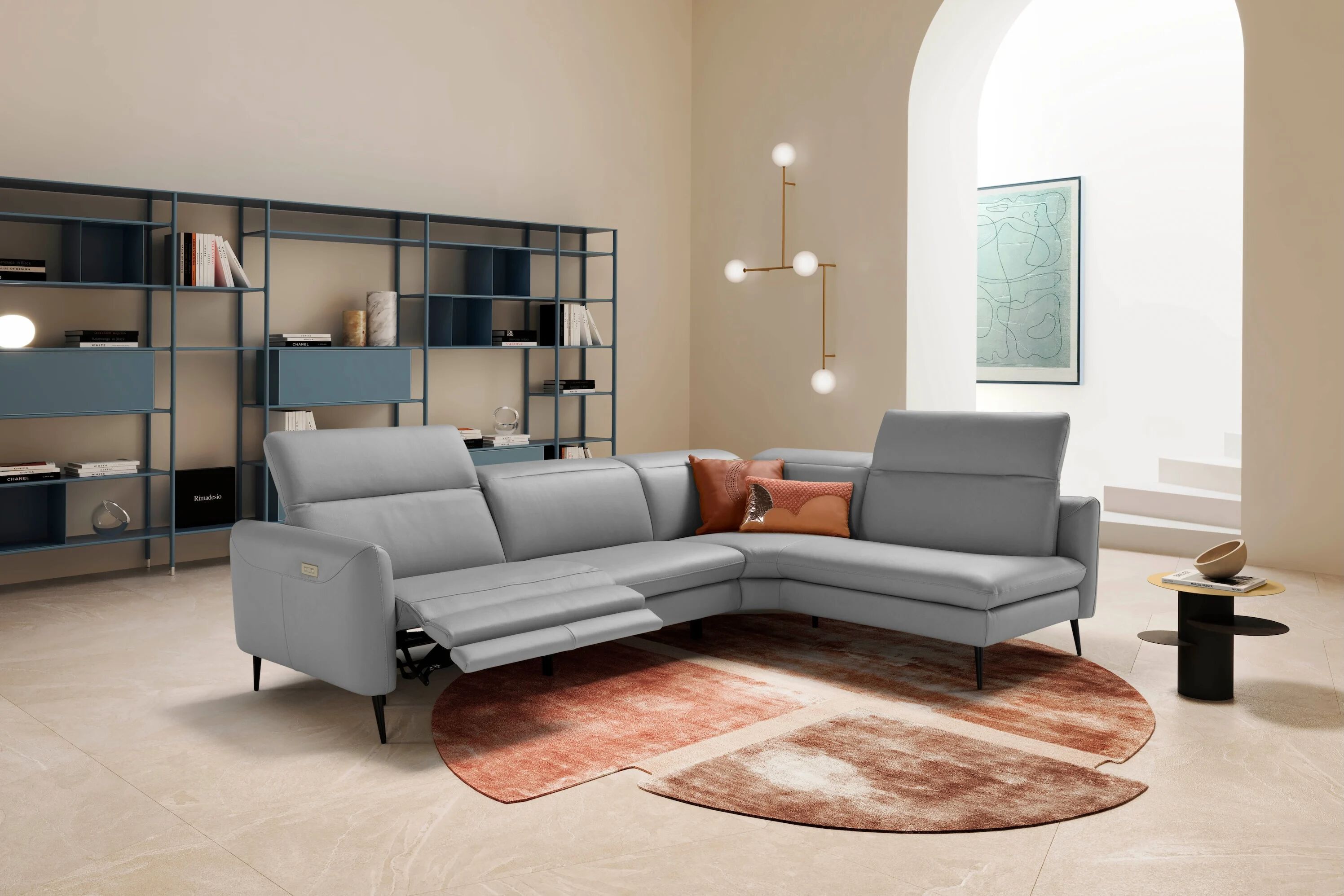 Кожаный угловой диван Sofanella Мессина ARCH-00138543 - Вид №8