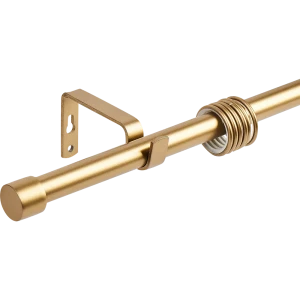 Настенный карниз раздвижной однорядный Orbis d19/16 мм 140-280 см металл цвет бронза