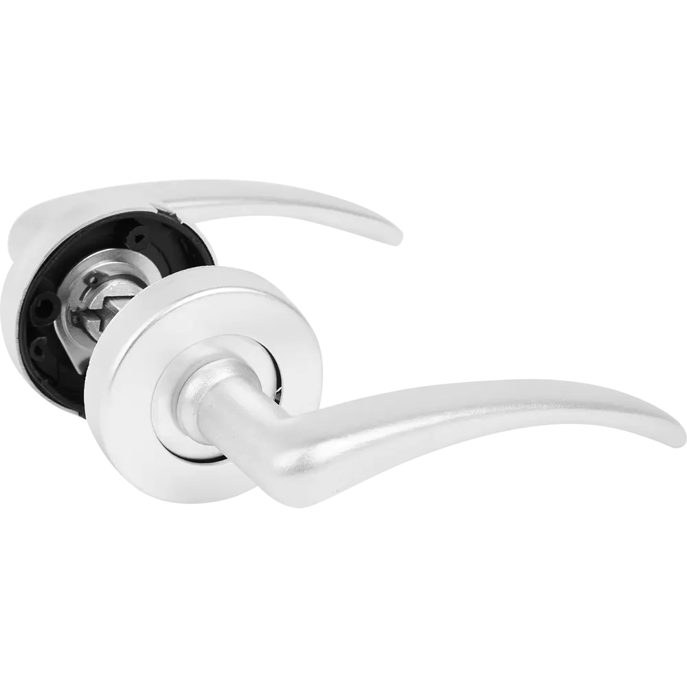 EDSON Дверная ручка на розетке E 015-S с анодированным покрытием 18743611 STLM-0012367