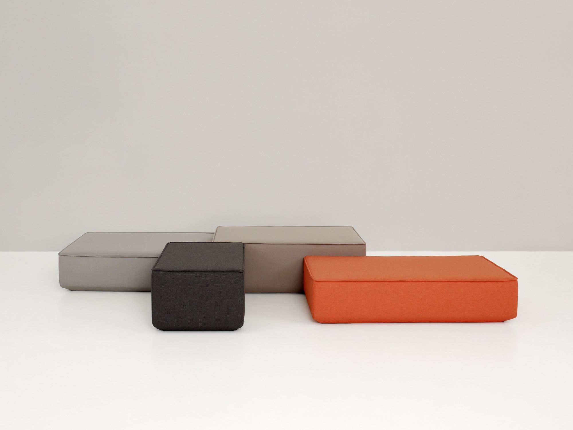 Модульный квадратный пуф из ткани Cubit by Mymito ARCH-00073733 - Вид №3