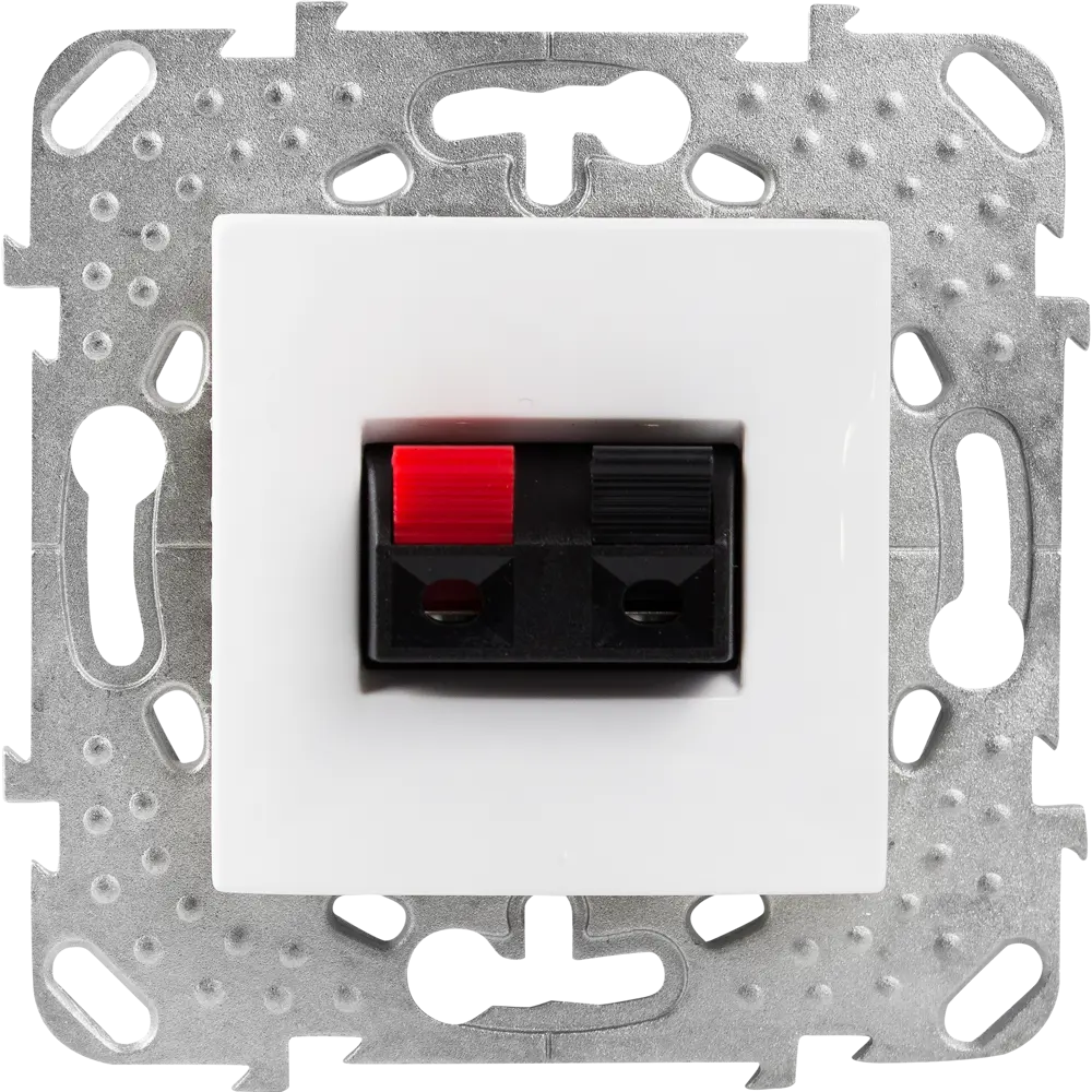 Аудио розетка встраиваемая Systeme Electric Unica, цвет белый STLM-2142104