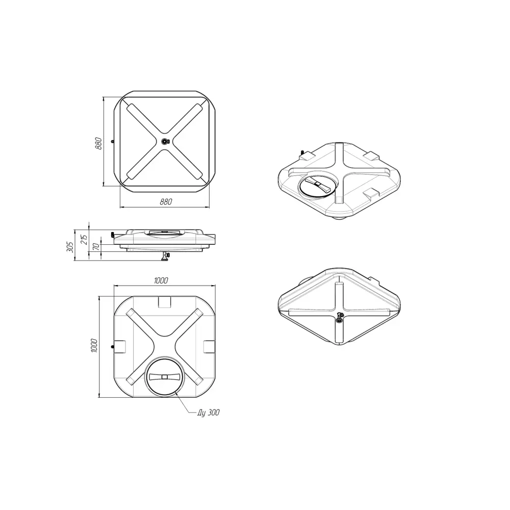 Бак для дачного душа Santreyd Rostok 110 л с подогревом 82709369 STLM-0034592 - Вид №8