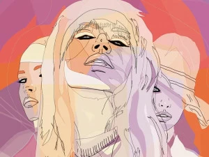 MOMENTI Авторский художественный принт Crazy home paintings Gi-017