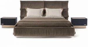 Visionnaire Двуспальная кровать из ткани с мягким изголовьем