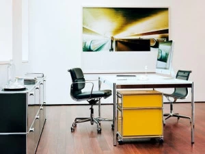 USM Прямоугольный рабочий стол из фанерованной древесины Usm haller table
