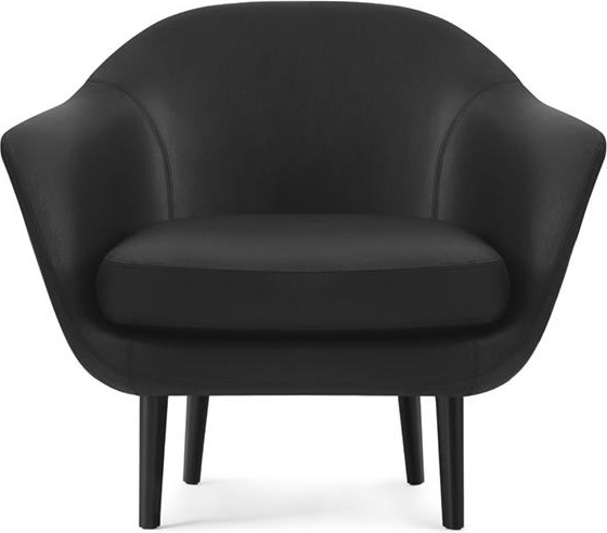 603499 Sum Кресло Black Ultra Leather Normann Copenhagen  - Вид №1