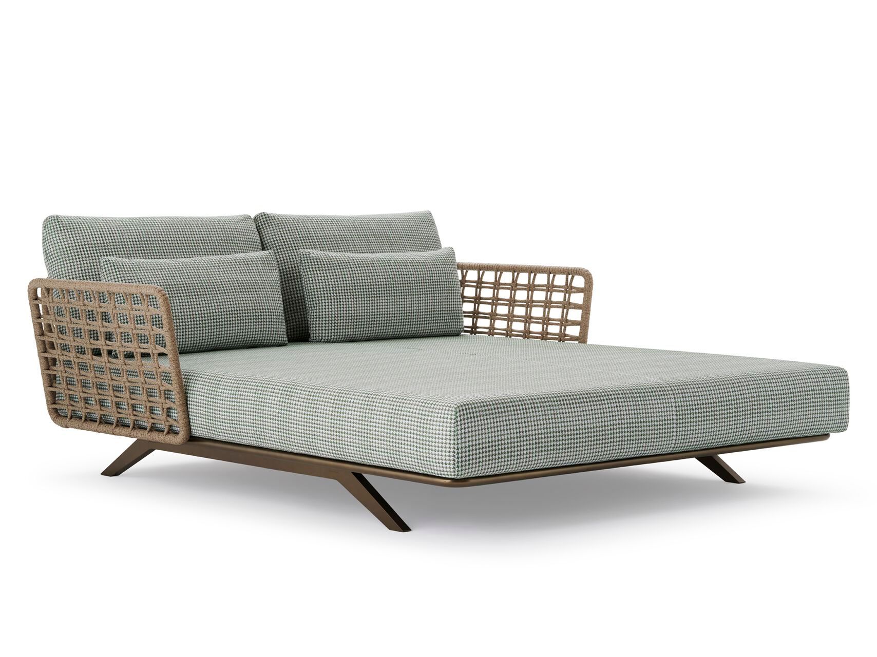 Плетеная кровать из полиэстера с подлокотниками Roberti Armàn ARCH-00022985 - Вид №1