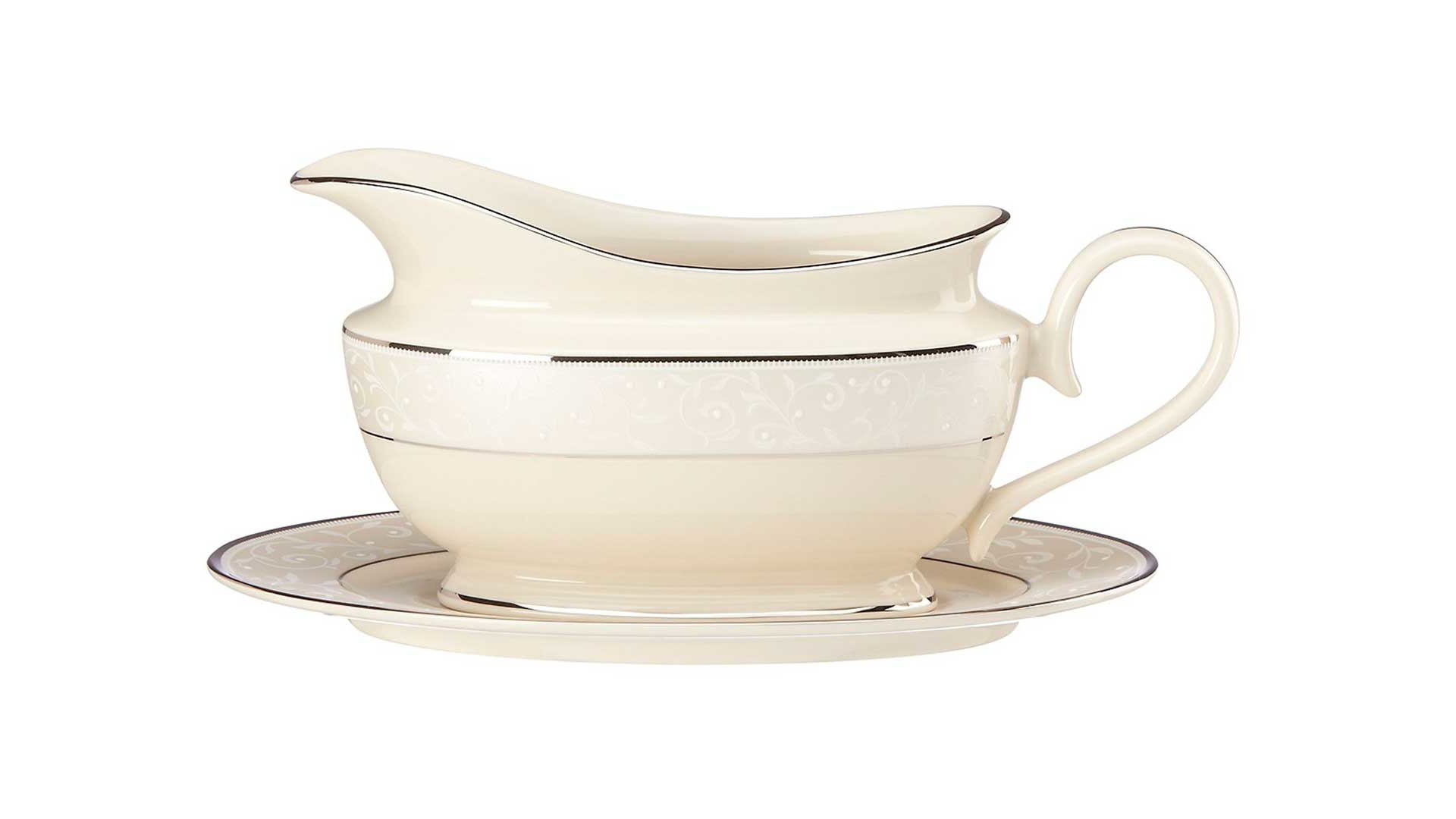 10667309 Lenox Сервиз столовый  Lenox "Чистый жемчуг" на 6 персон 31 предмет Фарфор костяной  - Вид №3