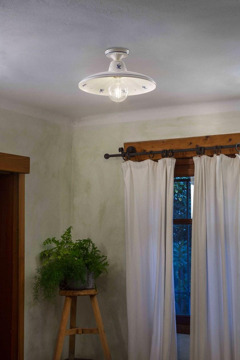 FERROLUCE Керамический потолочный светильник Como C2333 - Вид №1