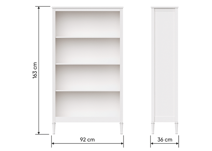 Стеллаж открытый белый Elit L ELLIPSE ELLIPSE ELIT 00-3951327 Белый Santreyd  - Вид №3