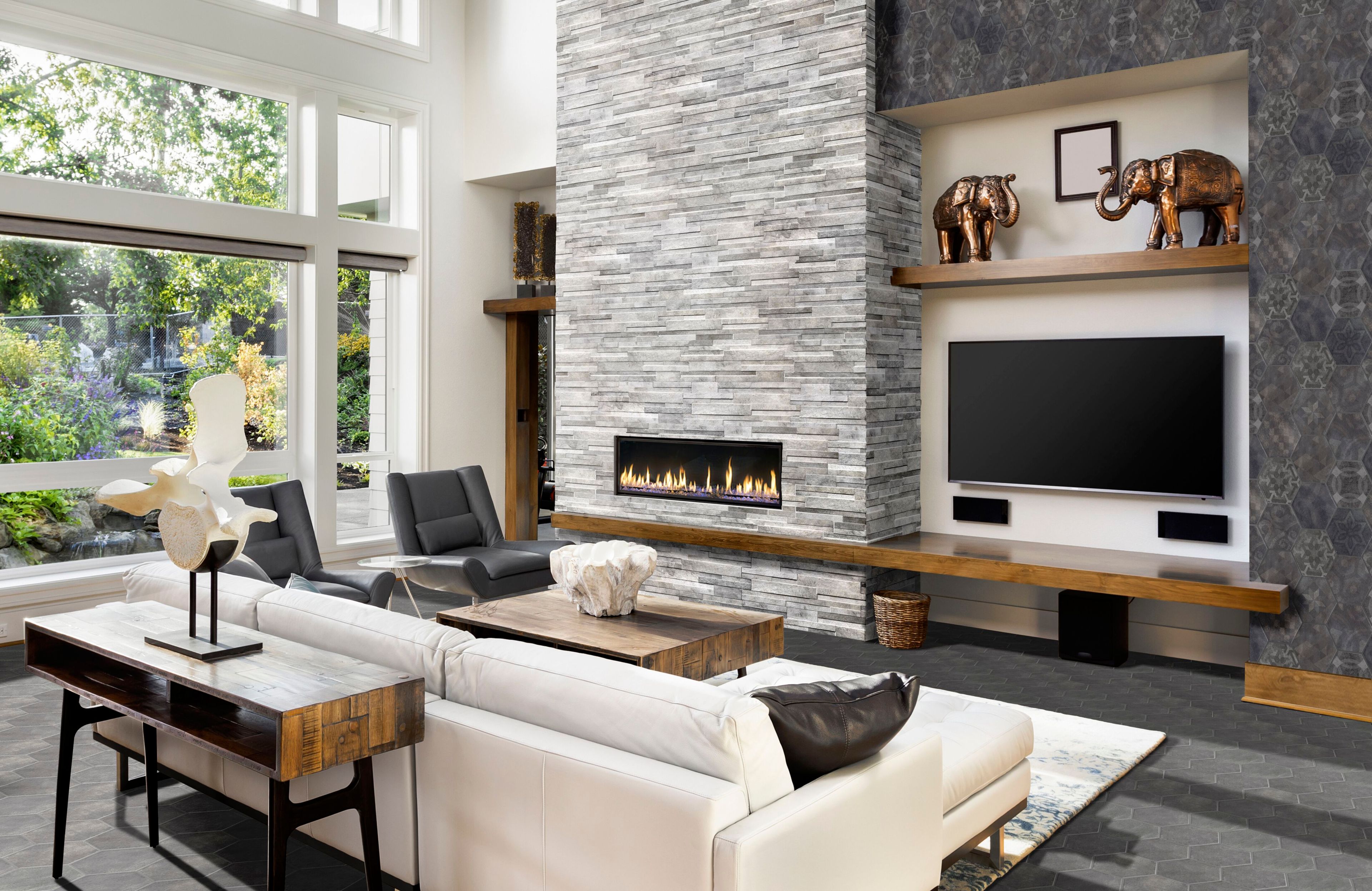 Пол / керамогранит с эффектом цемента KERADOM ESAGONE CEMENTI ARCH-00020918 - Вид №7