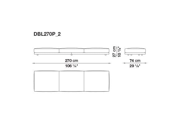 Кожаный диван B&B Italia док ARCH-00106863 - Вид №154