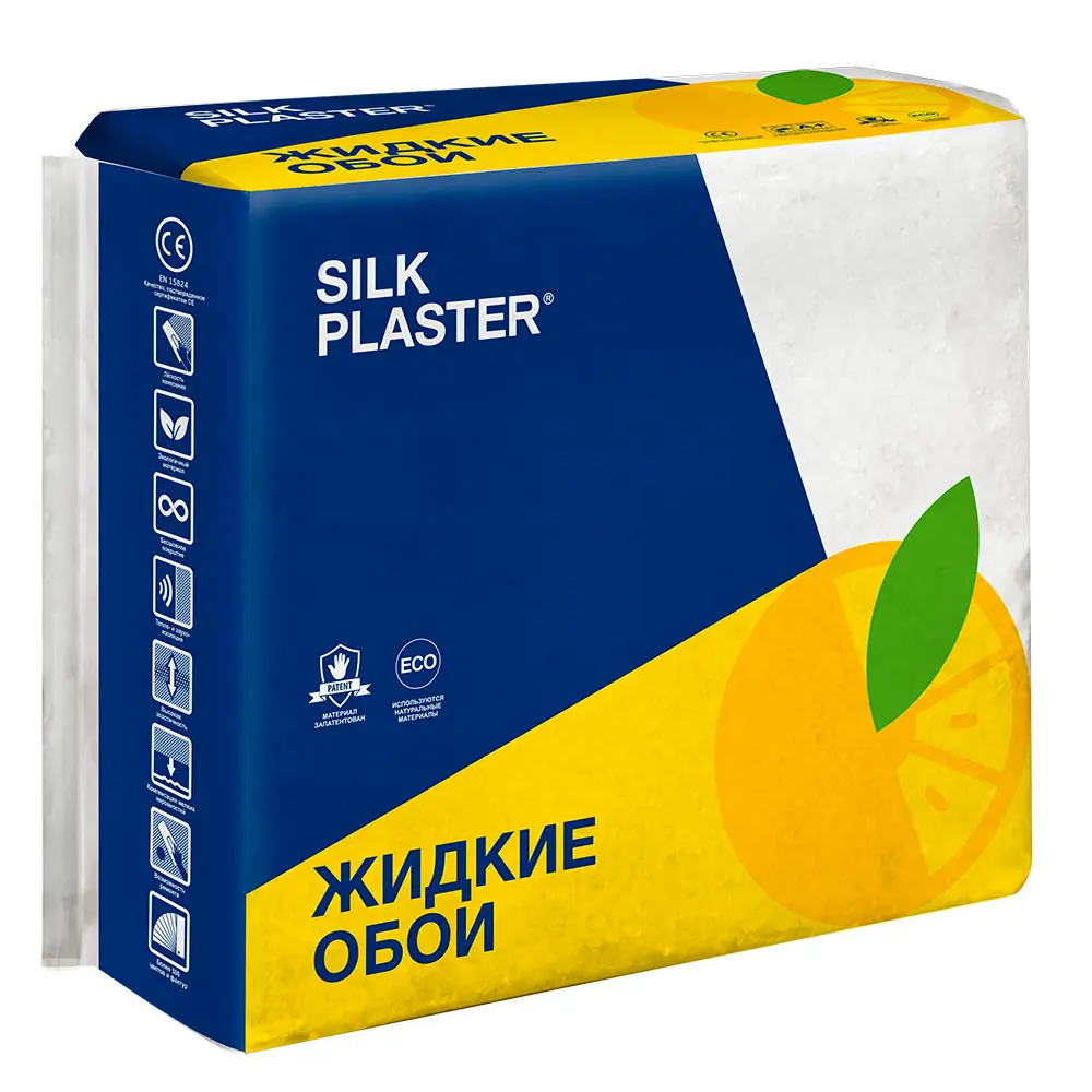 Жидкие обои Silk Plaster Absolute А306 0.83 кг цвет морской волны 82736078 STLM-2196014  - Вид №1