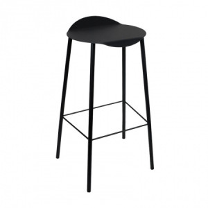 981332 Hippo black-anthracite высокий стул Flamingo 40х75см;LIND DNA