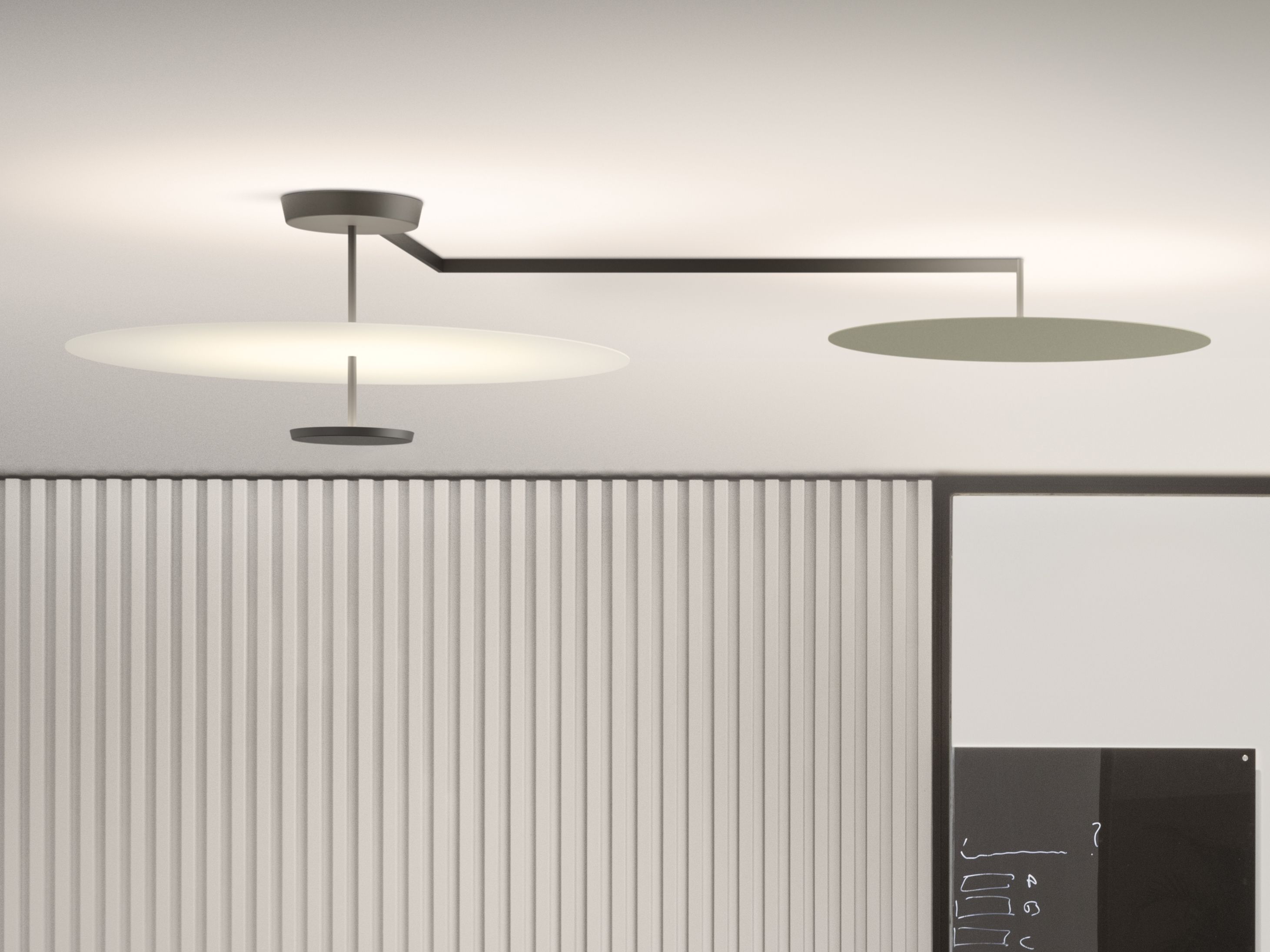 Металлический светодиодный потолочный светильник Vibia ARCH-00096368